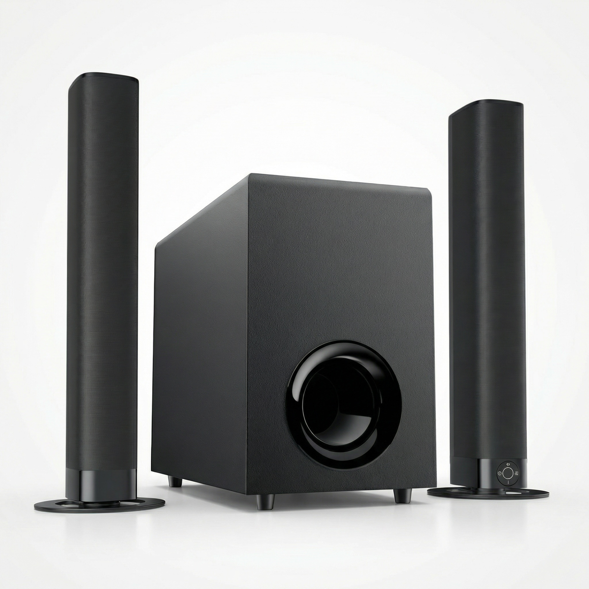 SyncGear 2-in-1 Soundbar met Subwoofer – Nieuw 2026 – Geen Luiden Opstart Geluiden – Home Cinema – 130W – Bluetooth 5.3 – HDMI ARC – TV Speakers – Surround Set Home Cinema – Draadloze Actieve Subwoofer
