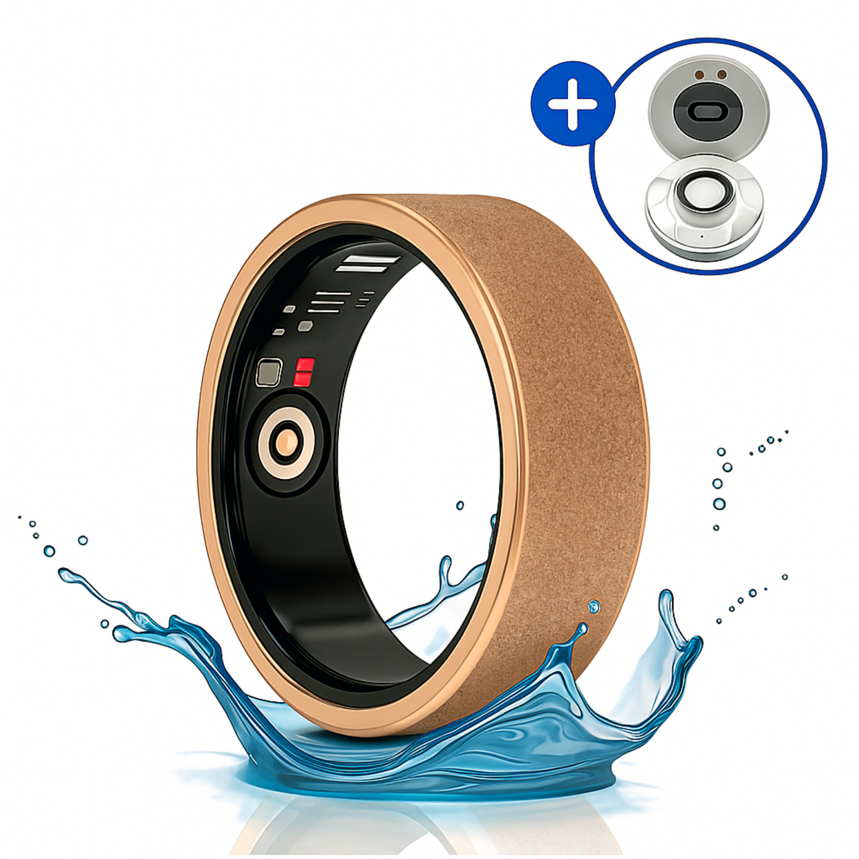 SyncGear Smart Ring Rose Goud