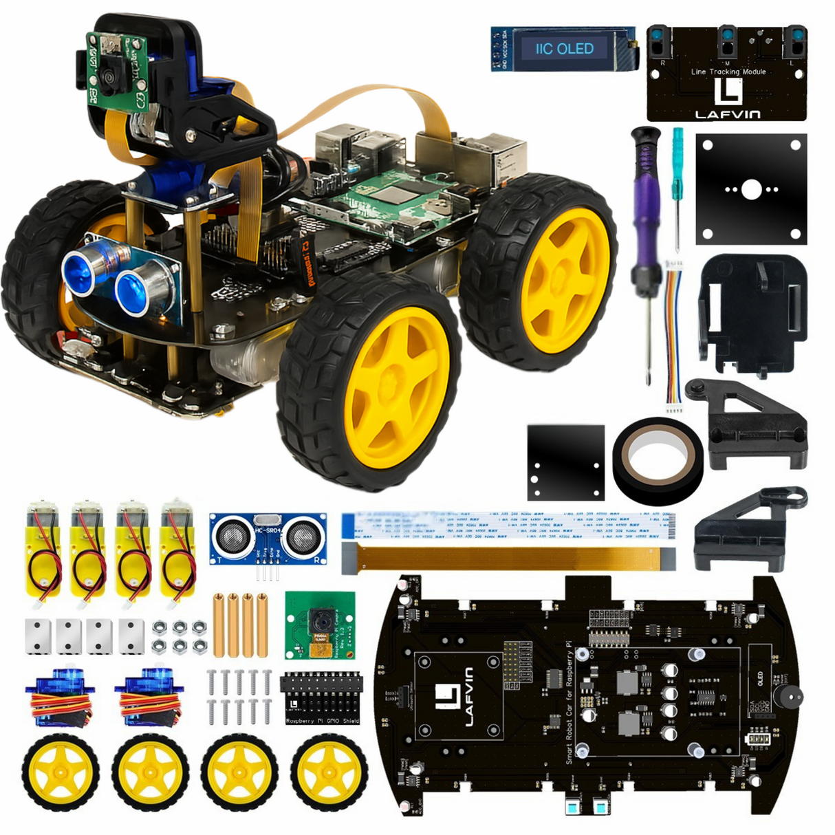 SyncGear 4WD Programmeerbare Robot Kit