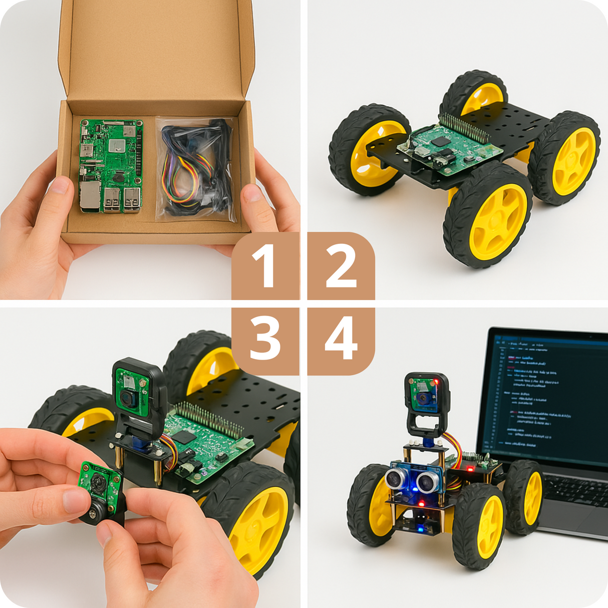 SyncGear 4WD Programmeerbare Robot Kit