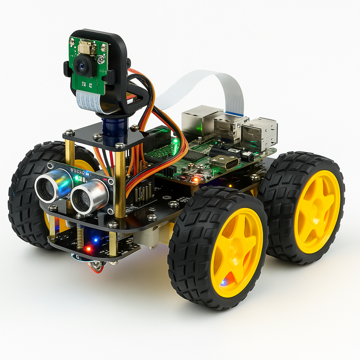 SyncGear 4WD Raspberry Pi Programmeerbare Robot Kit
