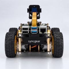 SyncGear 4WD Raspberry Pi robot kit, recht van achteren
