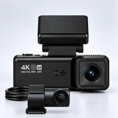 SyncGear 4K Dashcam Pro met achtercamera, van voren